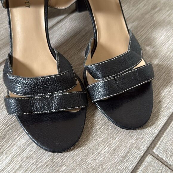 Karen Scott Women’s‎ Adriana Leather Strappy Sandals 9.5 Black - Picture 2 of 11